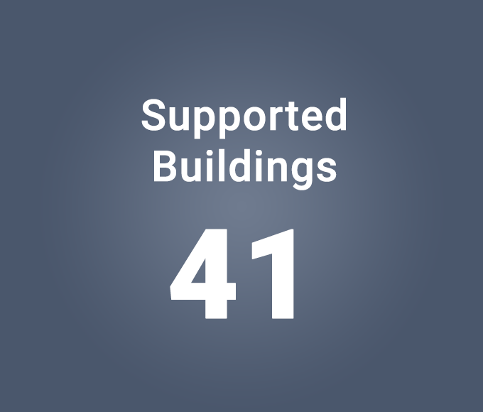 41 Supported Buildings